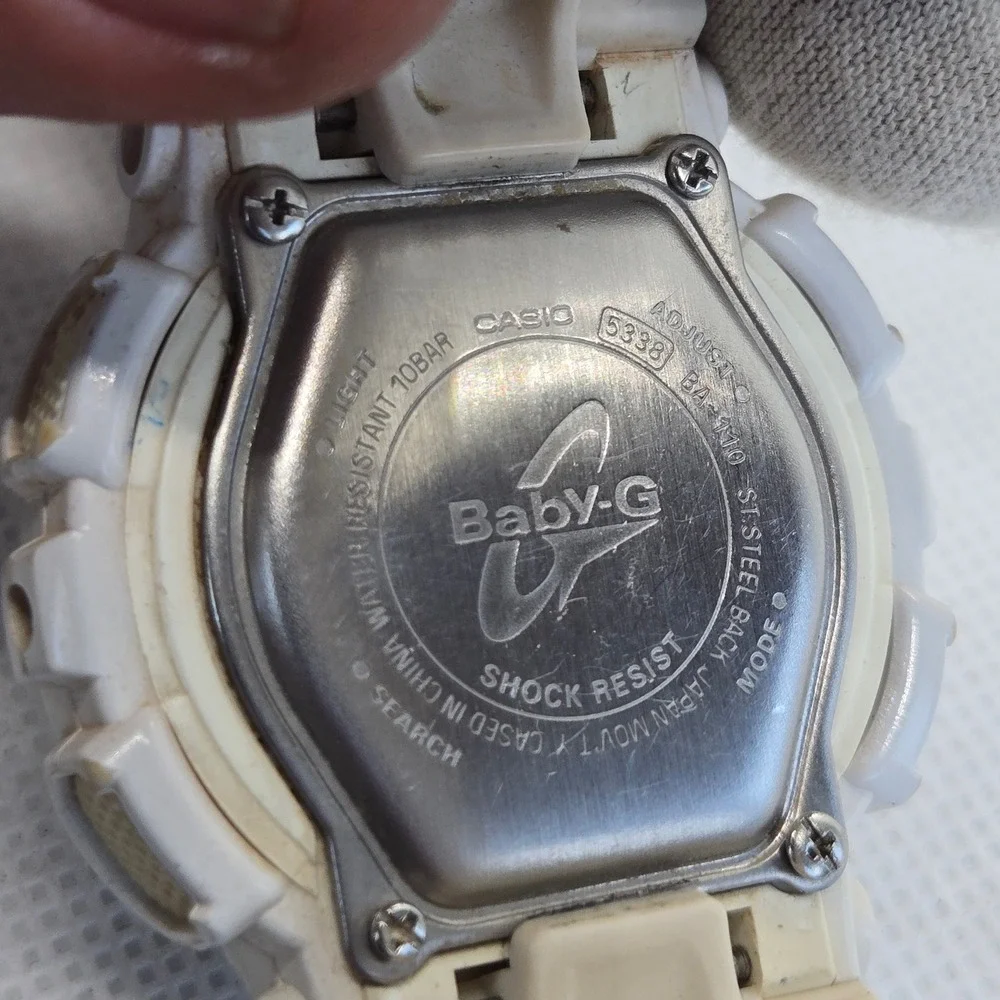 Casio Baby-G discoloration yellowing